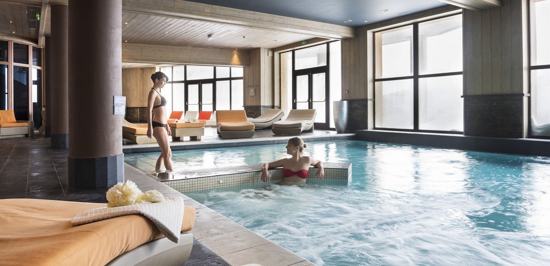 The indoor pool