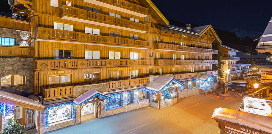 Right in the heart of Meribel and so close to the pistes