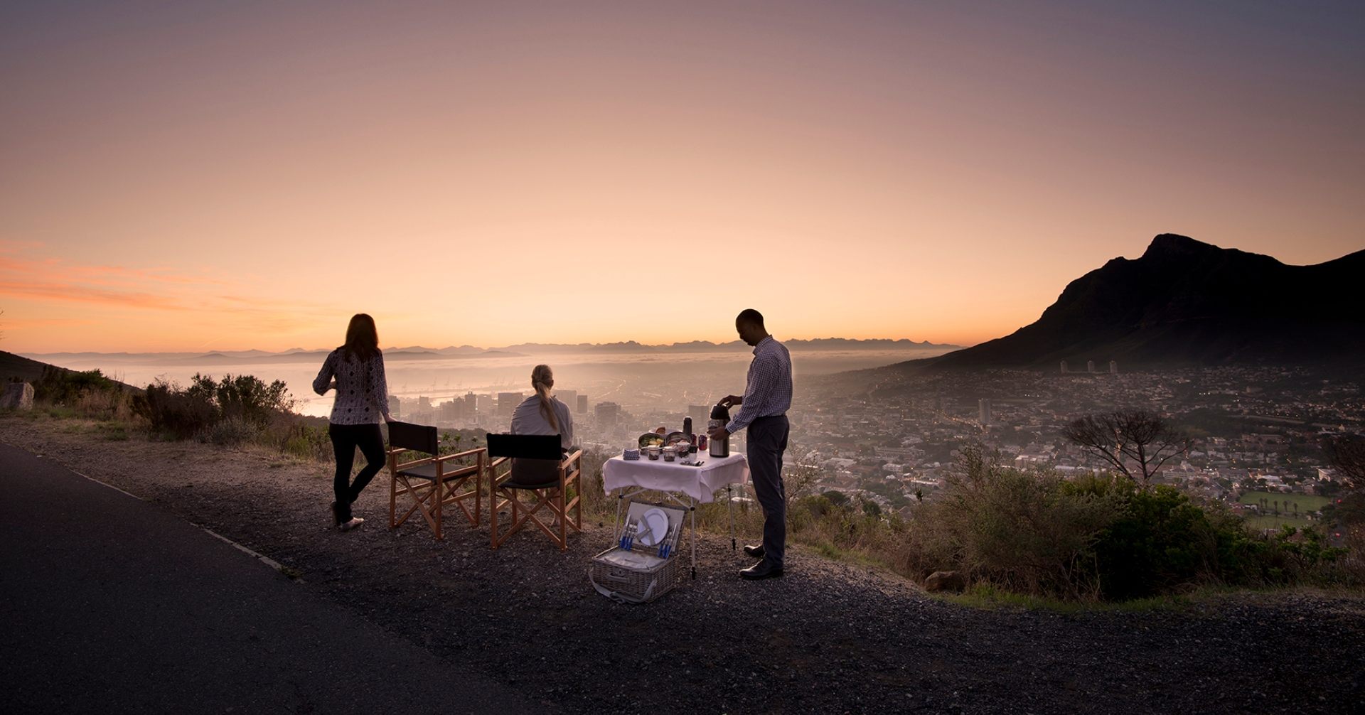 Watch the sun rise over Cape Town