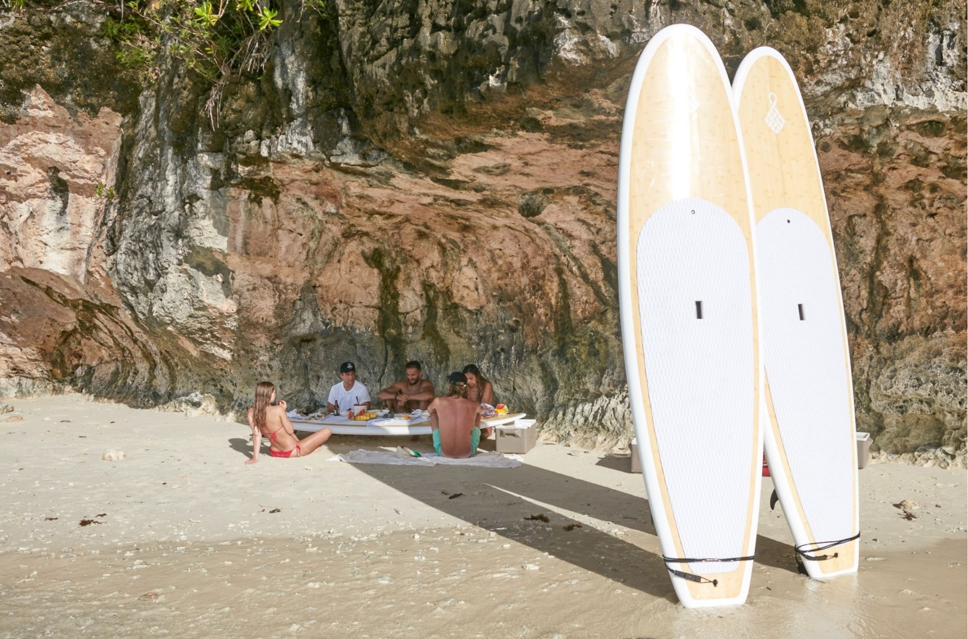 Picnic time after a good surf