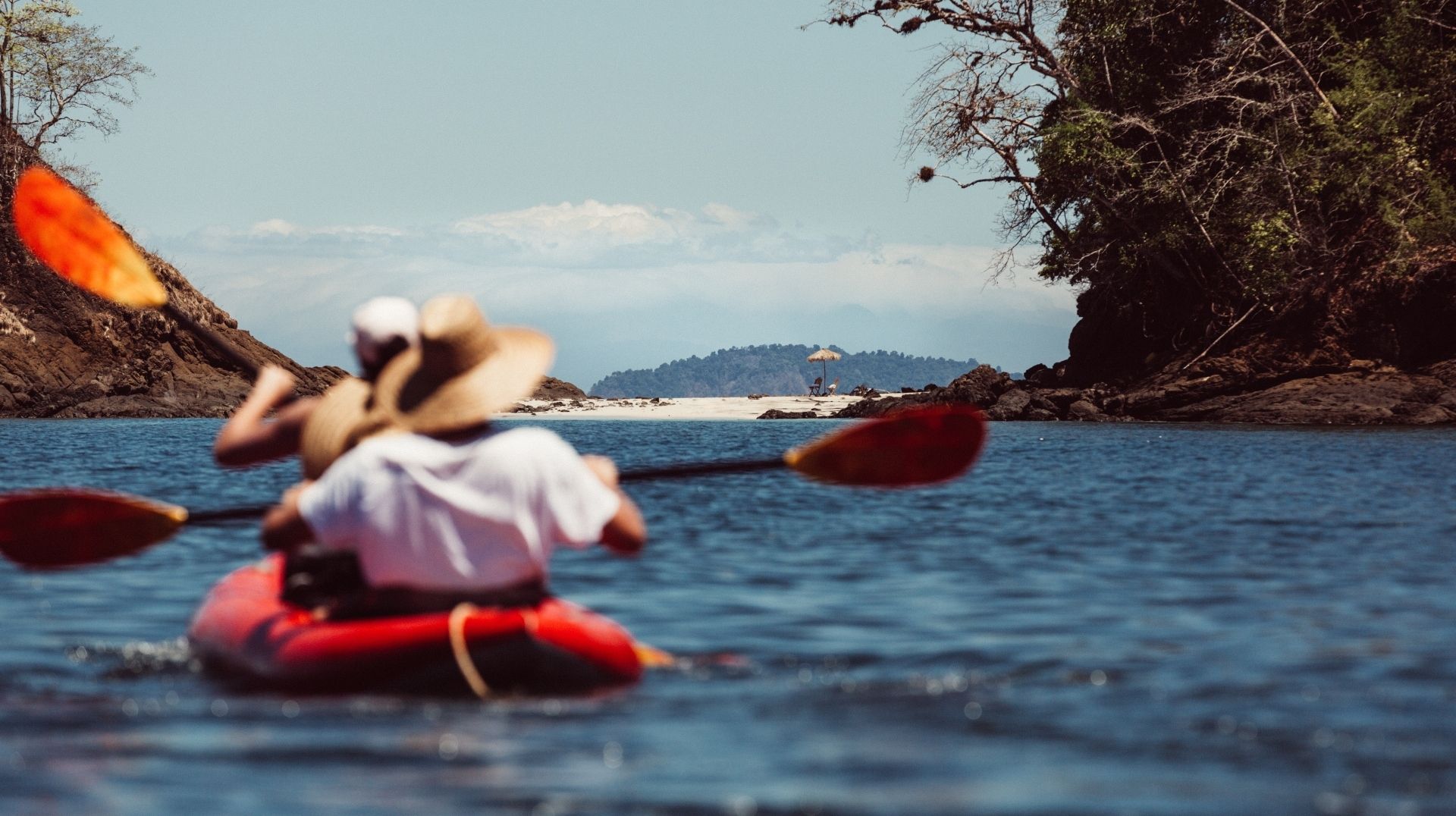 Earn your peaceful relaxation on the beach